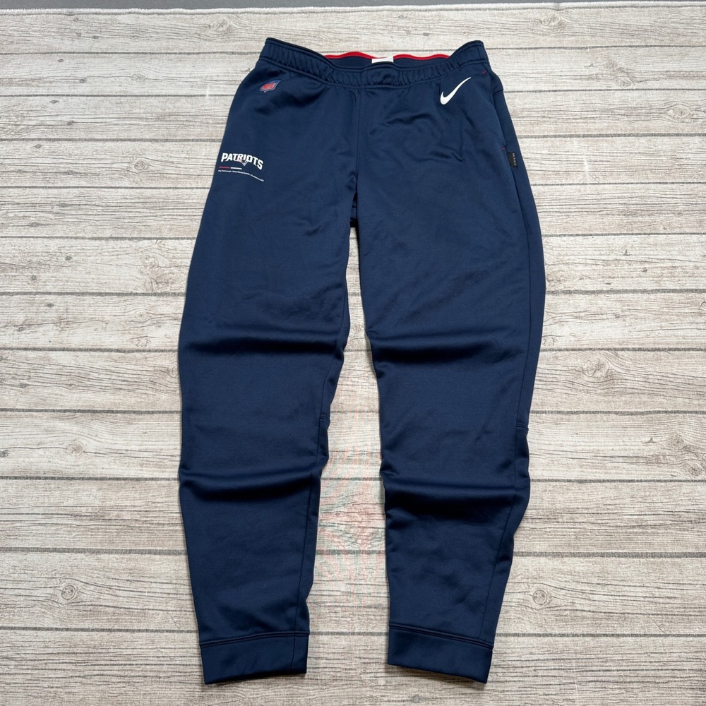 Nike New England Patriots Sweatpants Men's Large Blue Therma-FIT NFL Activewear